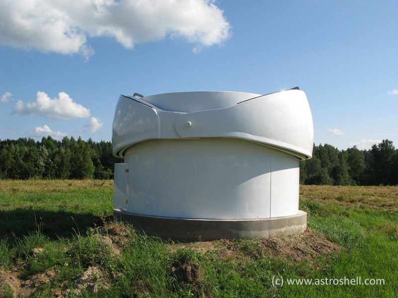 Buy Astroshell clamshell observatory dome in Latvia