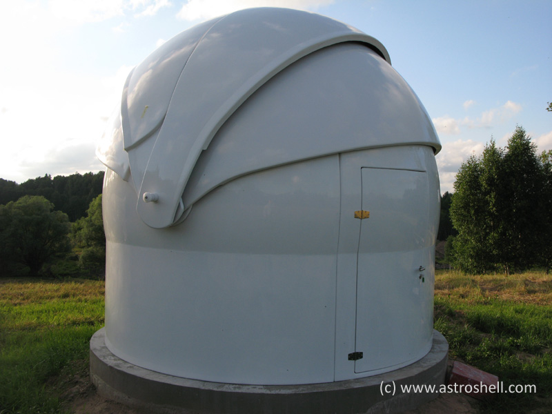 Buy Astroshell clamshell telescope dome in Latvia