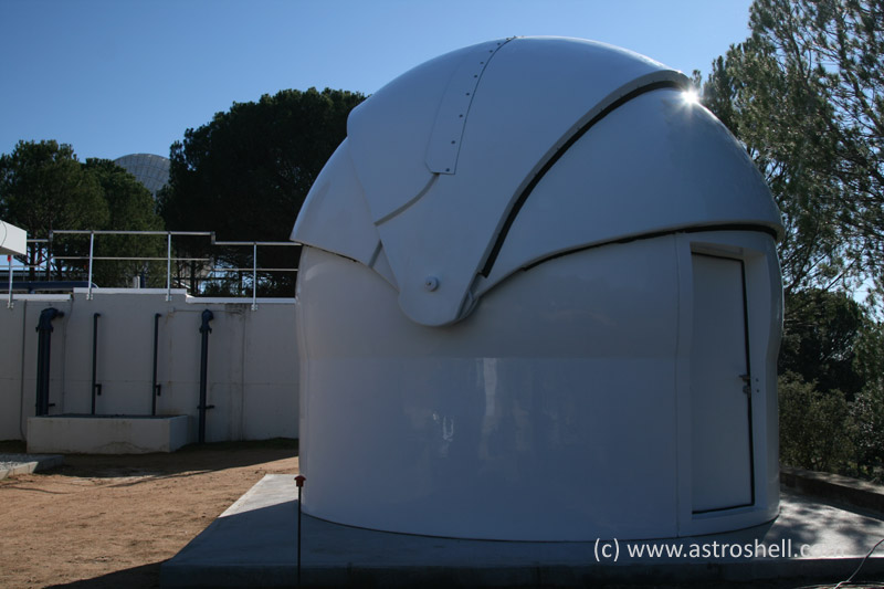 Cupula Observatorio ESA (Agencia Europea del Espacio), ESTRACK, Cebreros, España