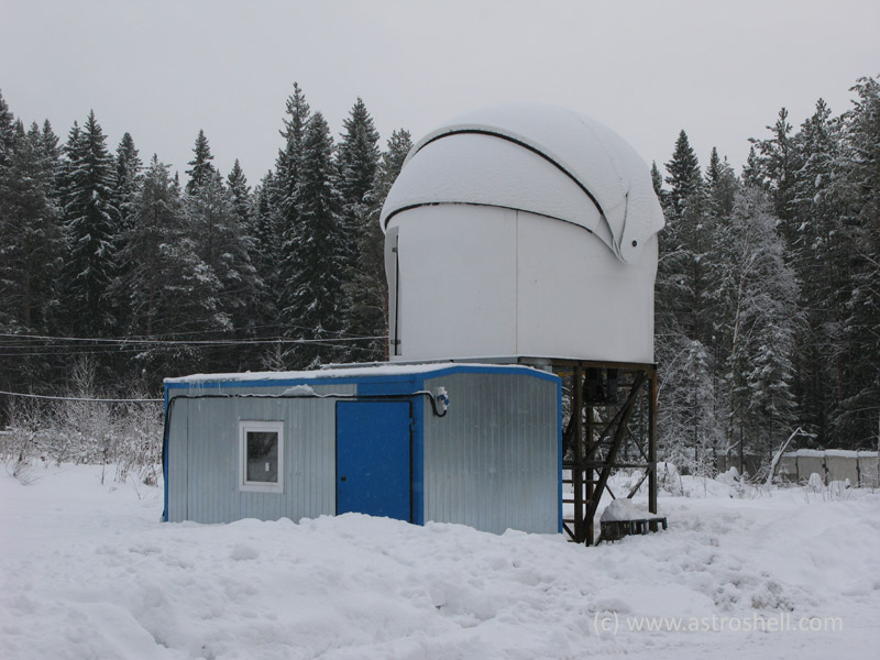 Astroshell observatorio cupula Kourovka